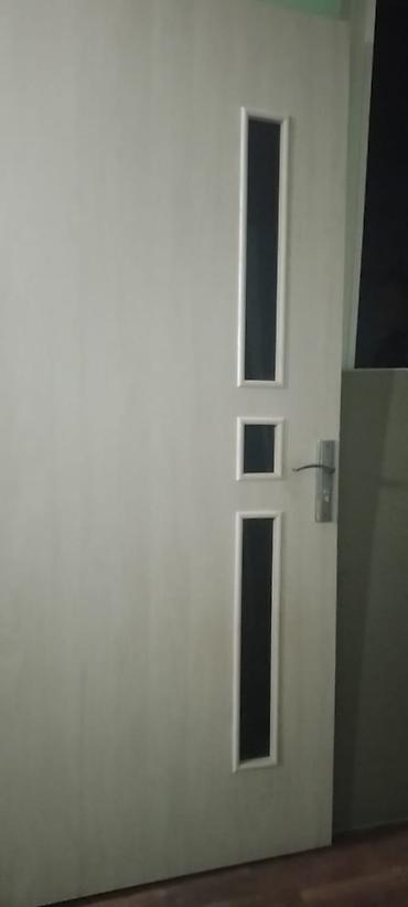 otaq qapları: Ağ rəngli interyer qapısı - Material: taxta əsaslı (MDF/şpon tipli — 1