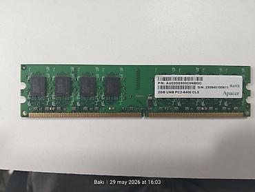 ram ddr 3 msi: Operativ yaddaş (RAM) Apacer, 2 GB, > 4000 Mhz, DDR2, PC üçün, İşlənmiş — 1
