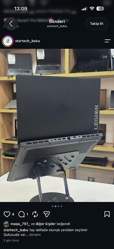 Lenovo: İşlənmiş Lenovo Legion, 15.6 ", Intel Core i5, 512 GB, Ünvandan götürmə, Ödənişli çatdırılma, Rayonlara çatdırılma — 2