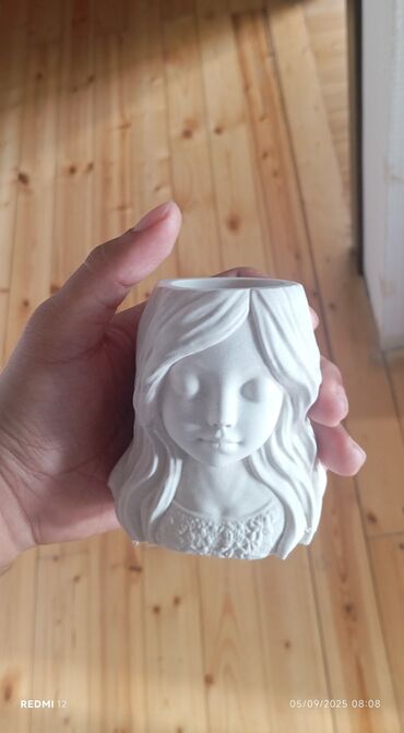 Fiqurlar: Fiqur, Gips, rəng - Ağ — 3