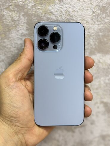 Kompüter, noutbuk və planşetlər: IPhone 13 Pro, 256 GB, Sierra Blue, Zəmanət, Simsiz şarj, Face ID