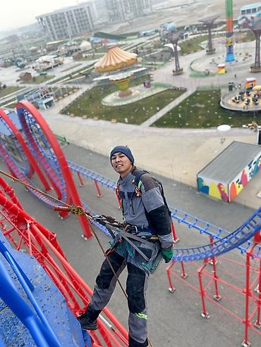 Курулуш жана оңдоо кызматтары: Промышленный альпинизм — высотные работы “под ключ” Услуги: Установка — 9