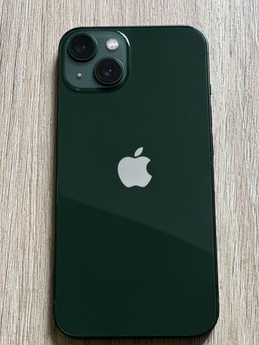 aphone 13: IPhone 13, Б/у, 128 ГБ, Зеленый, Кабель, Коробка, 91 %