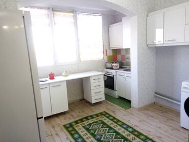 квартиры в бишкеке аламедин 1 в Кыргызстан | Долгосрочная аренда квартир: 1 комната, 45 м², 106 серия улучшенная, 8 этаж