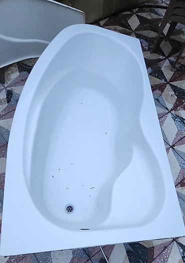 hamam desdi: Vanna 1M /1.70m Künc akril vanna – asimmetrik dizayn - Material — 2