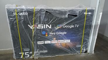 Телевизоры: Акция Телевизор yasin 75q90 195 см 75" 4k (google tv) - описание: в