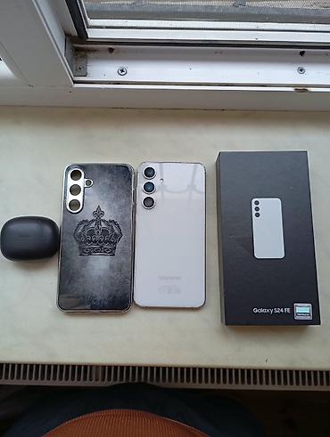 Mobil telefon və aksesuarlar: Samsung Galaxy S24 FE, rəng - Ağ, İki sim kartlı — 1