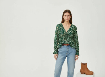 bluzy c a: Shein, Жіноча блуза, розмір L