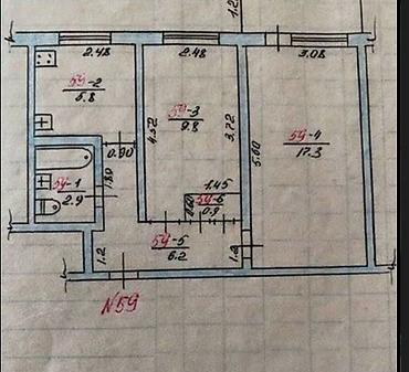 Продажа квартир: 2 комнаты, 45 м², 104 серия, 2 этаж, Старый ремонт — 11