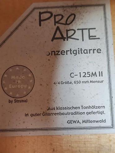 gitare beograd: PRO ARTE GC125-M GEWA | Slanje po dogovoru ili lično preuzimanje - — 6