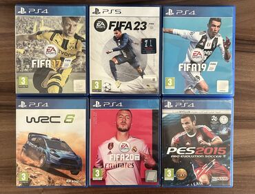 playstation 4 pes 2013: FİFA 17/19/20 - 15 manat FİFA 23 - 30 manat WRC 6 - 15 manat PES 15 -