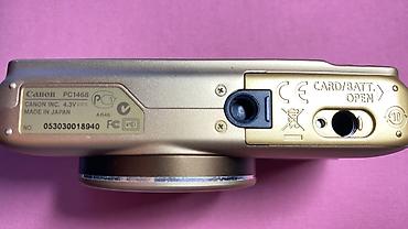 Canon PowerShot SX210 IS fotoaparatı satılır. Qızılı rəngdədir, çox az — 4