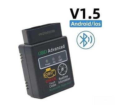 Alati za automobile: OBD2 Bluetooth dijagnostički adapter V1.5 – za Android i iOS Opis: - — 1