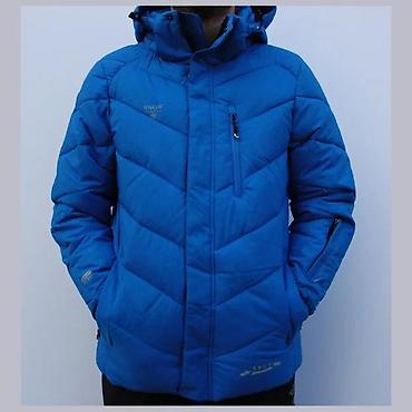 Zimske jakne: Muška zimska jakna – plava - Topla, prošivena jakna sa izolacijom i — 1