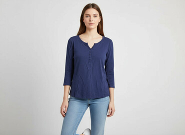 dzianinowa bluzki z długim rękawem: Women's blouse, size S