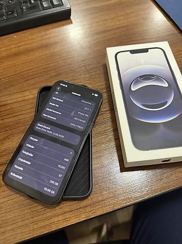 irsad epilyator: IPhone 16e, 256 GB, Qara, Barmaq izi, Face ID, Zəmanət — 8