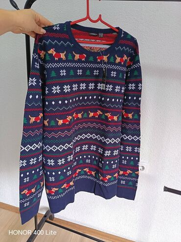 Džemperi, kardigani: L, Novogodišnji, Sa ilustracijom — 9