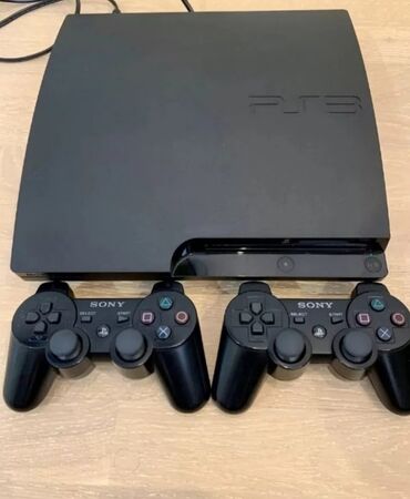 playstation бишкек: Продаю идеальную PS3 slim, прошитая +70топ игр, Память 1000гиг, не