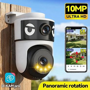 Техника и электроника: 8MP Ultra HD Wi‑Fi PTZ təhlükəsizlik kamerası - 8MP (Ultra HD) təsvir — 2