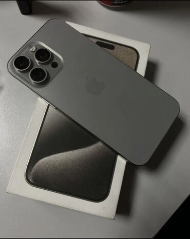 чехлы на поко х3 бишкек: IPhone 15 Pro Max, Б/у, 256 ГБ, Natural Titanium, Защитное стекло, Чехол, Кабель, 86 %