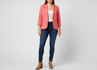 biała marynarka damska h m: New Fashion, Піджак жіночий, розмір XL