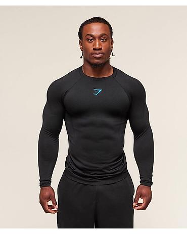штаны мурской: Оригинальный gymshark onyx v5 midnight long sleeve, новая, размер S — 2