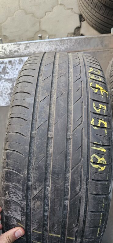 шины для зила: Шины 225 / 55 / R 18, Лето, Б/у, 1 шт, Легковые, Франция, Bridgestone