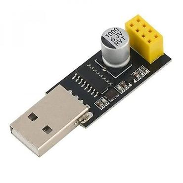ESP8266 USB Dönüşdürücü Bu kompakt USB adapter vasitəsilə ESP8266