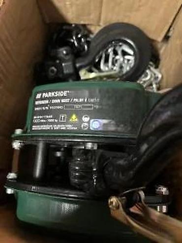 Dizalice: PARKSIDE ručni lančani vitlo (Chain Hoist) – model 496182 - Nosivost — 7