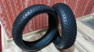 велик талас: Шины (покрышки) 20" x 4.0" fatbike велосипедные, немного б/у - 250 км