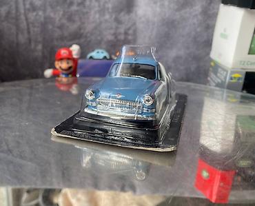 Avtomobil modelləri: Коллекционная модель VOLGA GAZ-22 blue 1962 DeAgostini Scale 1:43 — 4