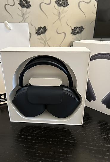 Qulaqcıqlar: Apple Airpods Max Midnight. Tecili satilir. Ideal veziyyetdedir — 1