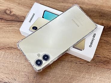 a06: Samsung Galaxy A06, Б/у, 128 ГБ, цвет - Золотой, 2 SIM — 1