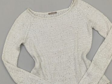 białe bluzki ze złotym nadrukiem: Sweter, Orsay, S (EU 36), condition - Good