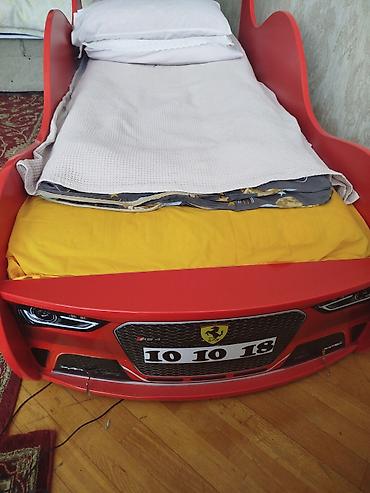 islenmis matras: Uşaq maşın formalı çarpayı – qırmızı “Ferrari” dizaynı - Korpus — 1