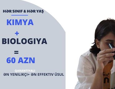 Paltar tikişi: Repetitor, Biologiya, Kimya, Azərbaycan dili, İmtahanlara hazırlıq, Abituriyent hazırlığı