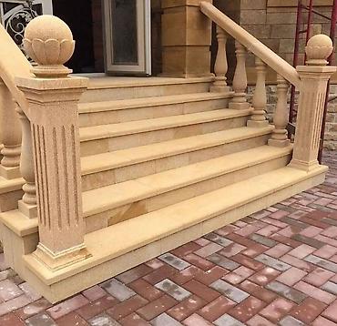 Фасадные плиты Сары-Таш (Травертин): Сарыташ, Балясина, Тумба, Колона, Перила, Клинкер, Узоры. Ассаламу at lalafo.kg — 20 Фасадные плиты Сары-Таш (Травертин): Сарыташ, Балясина, Тумба, Колона, Перила, Клинкер, Узоры. Ассаламу — 20