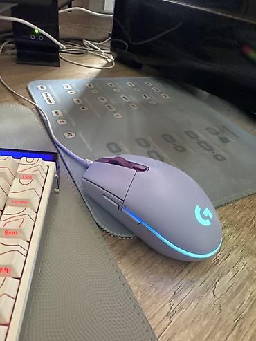 Игровая проводная мышь Logitech G (серия G203/G102 Lightsync), цвет