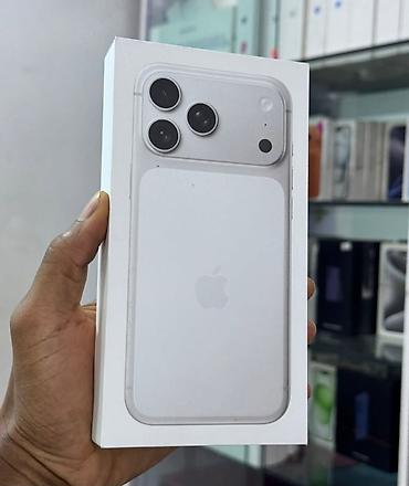 tap az ikinci el: IPhone 17 Pro Max, 256 GB, Matte Silver, Zəmanət, Barmaq izi, Face ID — 1