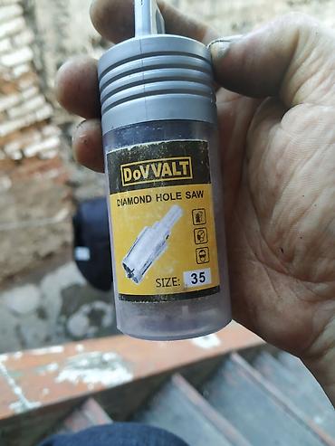 drel dəsti: DoVVALT Diamond Hole Saw – 35 mm - Növ: Almaz örtüklü dəlik açma ucu — 1
