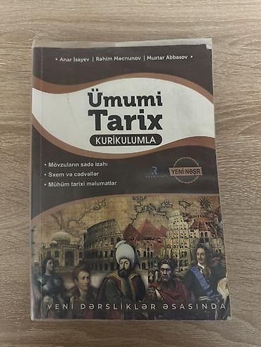 Məhsul: “Ümumi Tarix – Kurikulumla” (yeni nəşr) Müəlliflər: Anar