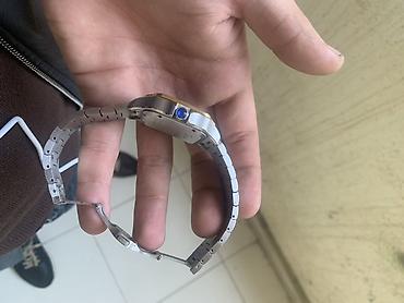 kamera saat: Cartier Santos üslubunda avtomatik qol saatı ORGİNAL saatdı heçbir — 3