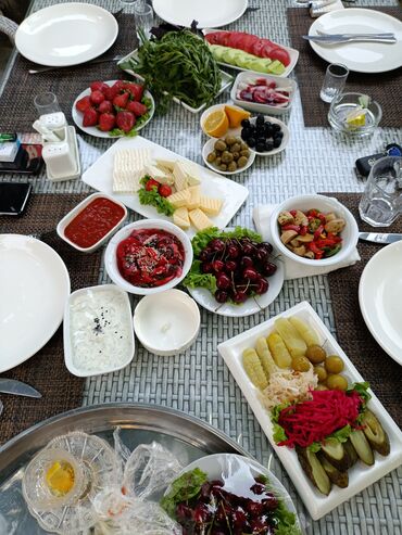 наборы из серебра с натуральными камнями: Обеденный набор, цвет - Белый, Стекло