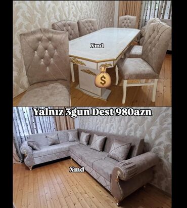 Masa və oturacaq dəstləri: Yeni, Masa və oturacaqlar, Divan