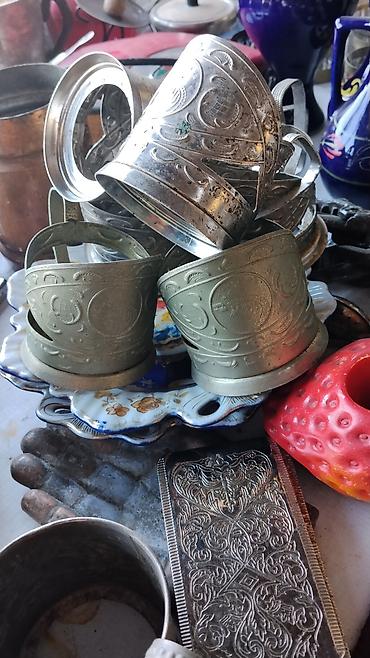 perde aksesuar: Məhsul: Metal stəkanaltılar (çay stəkan tutacaqları) Təsvir: - — 2