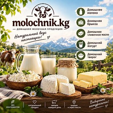 riki молочный коктейль бишкек: Домашняя молочная продукция molochnik.kg Ассортимент: - Домашнее — 1