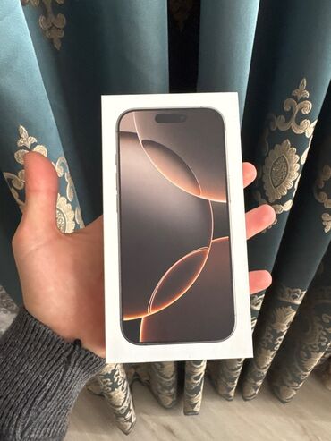 azerbaycan telefon fiyatları iphone: IPhone 16 Pro, 256 GB, Desert Titanium, Zəmanət, Barmaq izi, Simsiz şarj