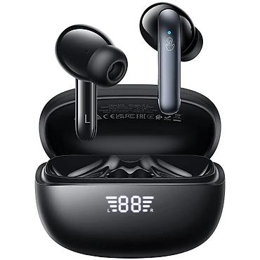 Аудиотехника: Беспроводные наушники Bluetooth Hoco EQ5 (TWS, с дисплеем, вакуумные — 5