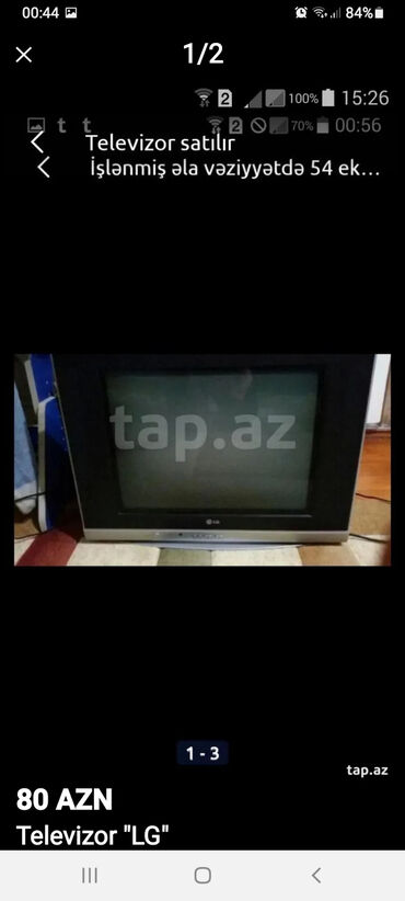 televizorların satışı: İşlənmiş Televizor JVC 54" Ünvandan götürmə, Pulsuz çatdırılma