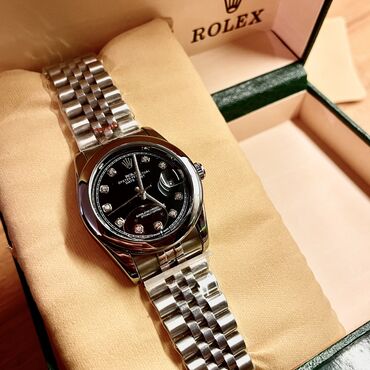 rolex qızıl saat: Б/у, Наручные часы, Rolex, цвет - Серебристый